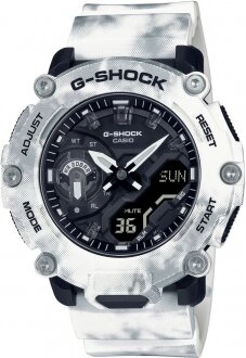 Casio G-Shock GA-2200GC-7ADR Silikon / Siyah / Beyaz / Gri Kol Saati kullananlar yorumlar